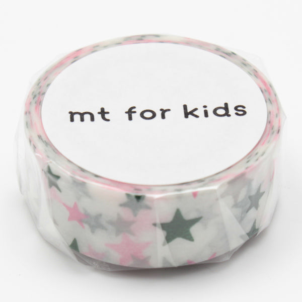 マスキングテープ　mt　for　kids　モチーフ　星　幅15mm