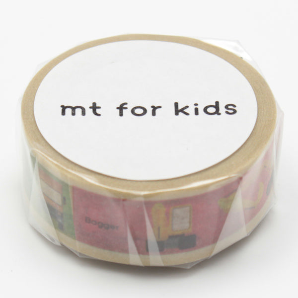マスキングテープ　mt　for　kids　乗り物テープ　幅15mm