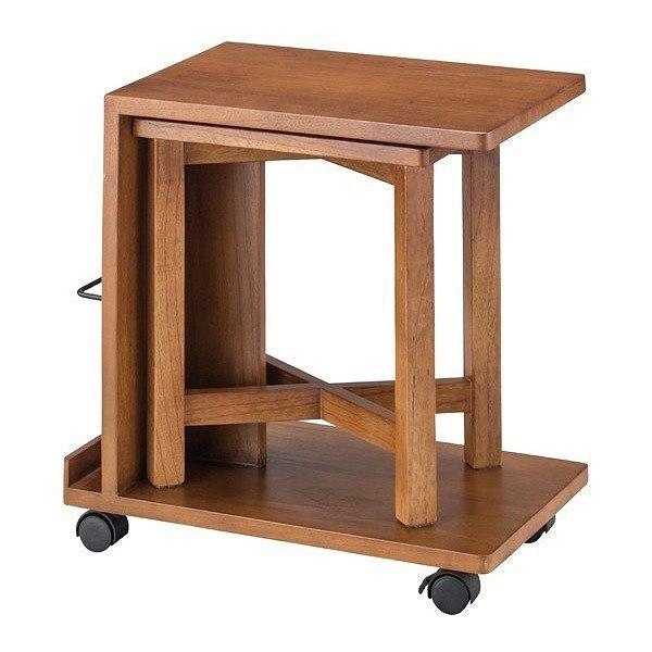 サイドテーブル　スツールセット　天然木　Recto　テーブル幅50cm