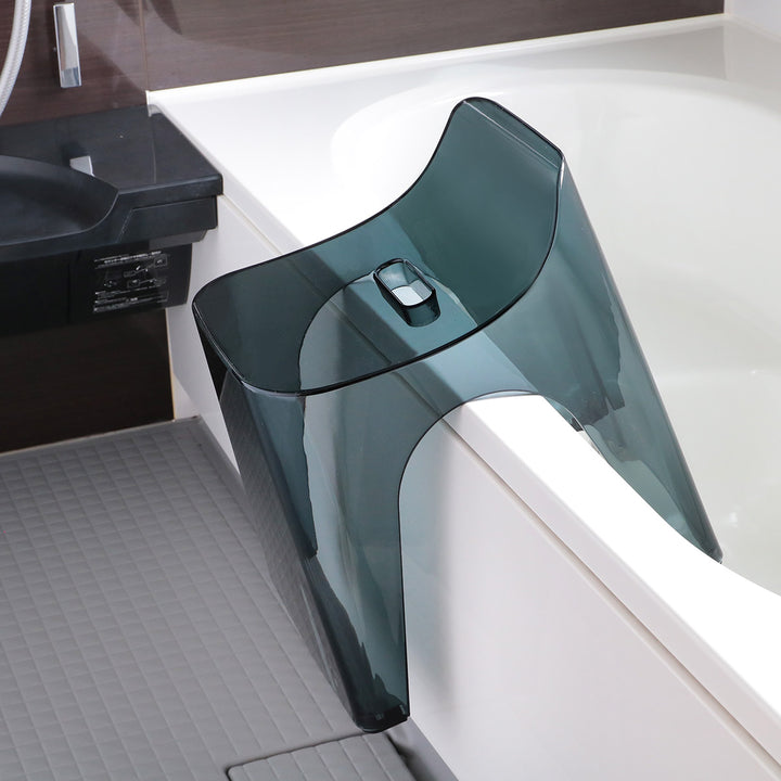 風呂椅子 ヒューバス バススツール クリア h30 座面30cm 日本製 -12