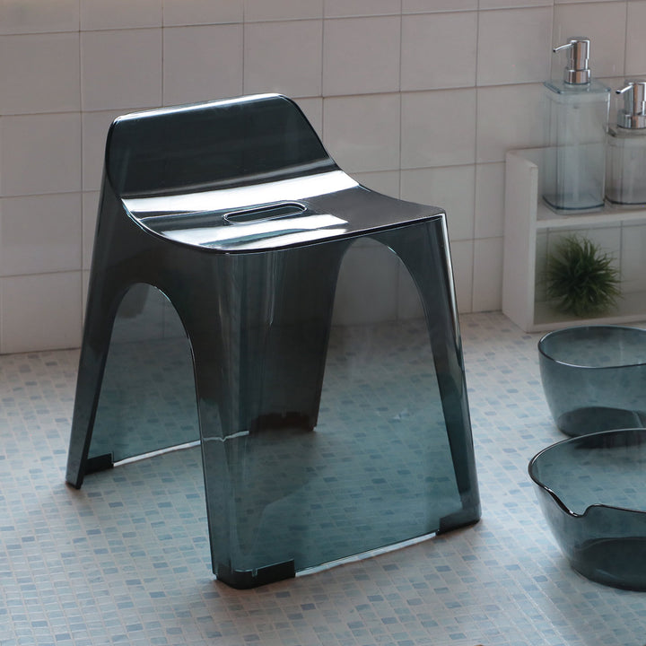 風呂椅子 ヒューバス バススツール クリア h30 座面30cm 日本製 -15