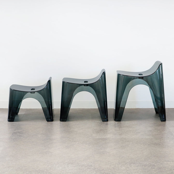 風呂椅子 ヒューバス バススツール クリア h30 座面30cm 日本製 -8