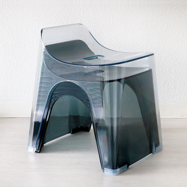 風呂椅子 ヒューバス バススツール クリア h30 座面30cm 日本製 -11