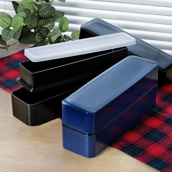 お弁当箱 2段 スタッフ スリムランチボックス 810ml ランチボックス メンズ -9