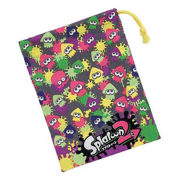コップ袋 スプラトゥーン2 歯ブラシホルダー付き 子供 キャラクター