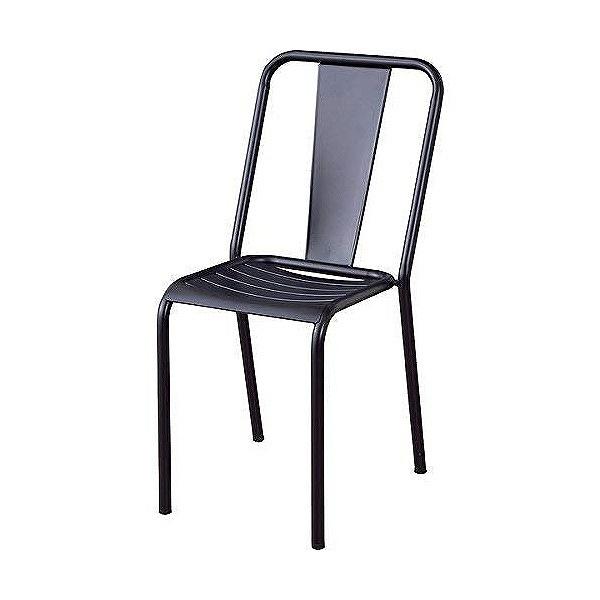 ダイニングチェア　スチール製　スタッキングチェア　座面高44cm