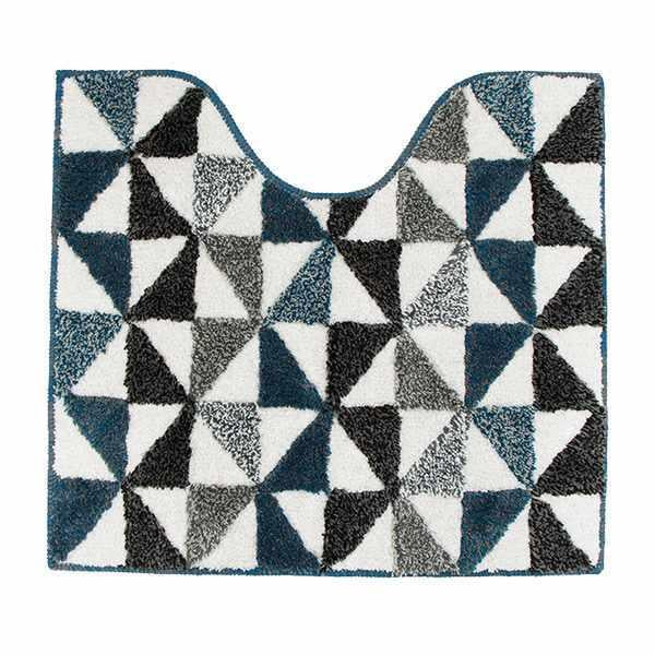 トイレマット　ジオメトリー　55×60cm