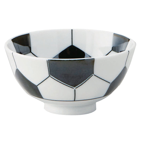 茶碗　サッカーボール　飯碗　子供用　磁器　日本製