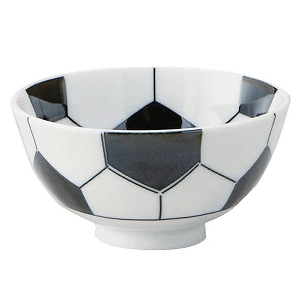 茶碗　サッカーボール　飯碗　子供用　磁器　日本製
