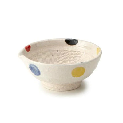 すり鉢 4号 12cm 片口 水玉 陶器