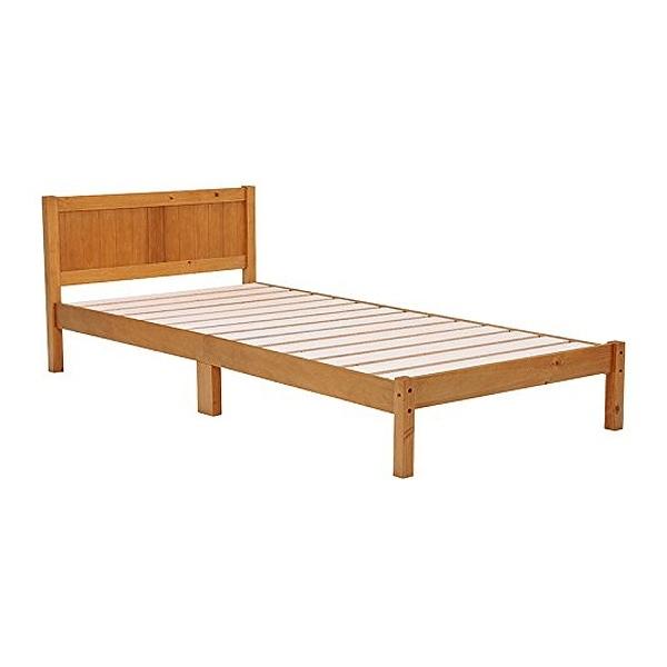 ベッド　シングル　すのこベッド　布団敷き対応