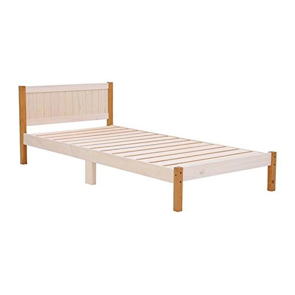 ベッド　シングル　すのこベッド　布団敷き対応