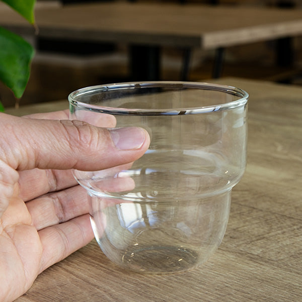 コップ スタッキング ガラス スタックカップ 耐熱ガラス 食器 電子レンジ対応