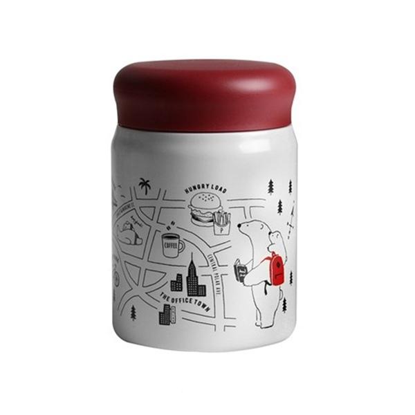 スープジャー 保温 320ml POLARBEAR しろくま