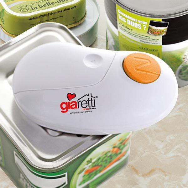 オープナー　Giaretti　Italy　自動缶オープナー　電池式
