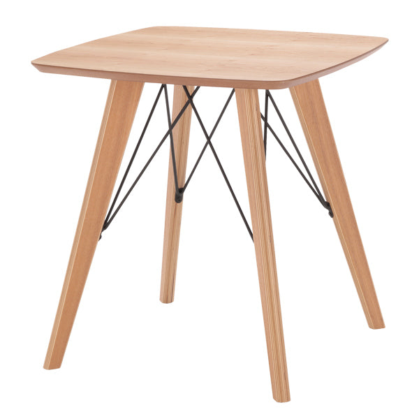 カフェテーブル　木目調　シンプルデザイン　ANTE　65cm角　