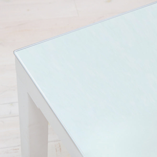 ダイニングテーブル　ガラス天板　スチールフレーム　ARGANO　幅150cm