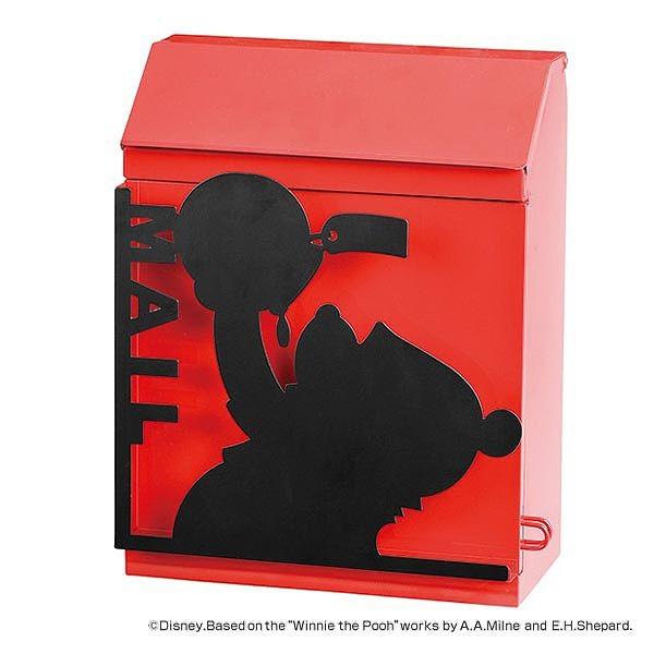 ポスト くまのプーさん 壁掛け 鍵付き 郵便ポスト ディズニー