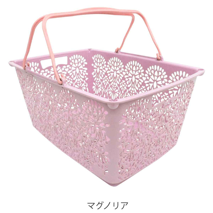 マハロバスケット 買い物かご 収納 アウトドア バスケット 長方形 -12