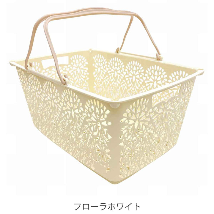 マハロバスケット 買い物かご 収納 アウトドア バスケット 長方形 -14
