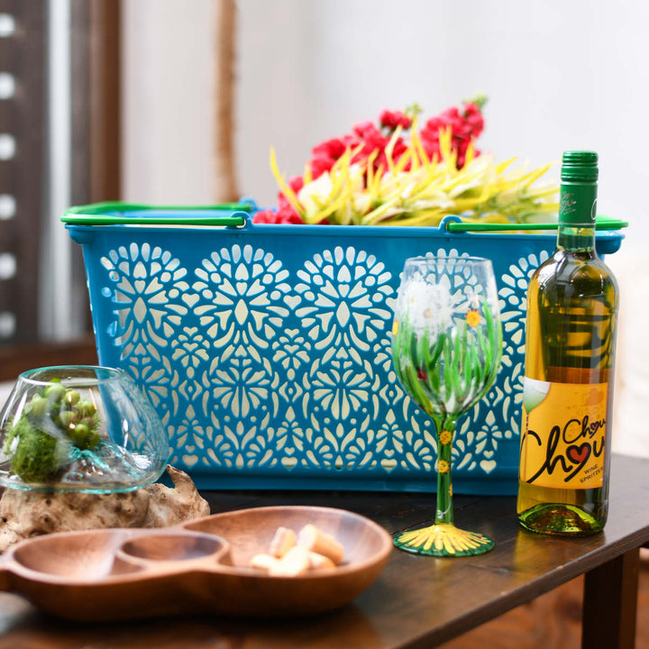 マハロバスケット 買い物かご 収納 アウトドア バスケット 長方形 -15