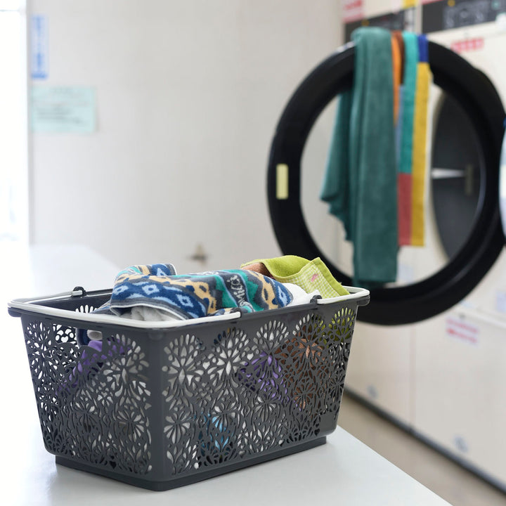 マハロバスケット 買い物かご 収納 アウトドア バスケット 長方形 -18