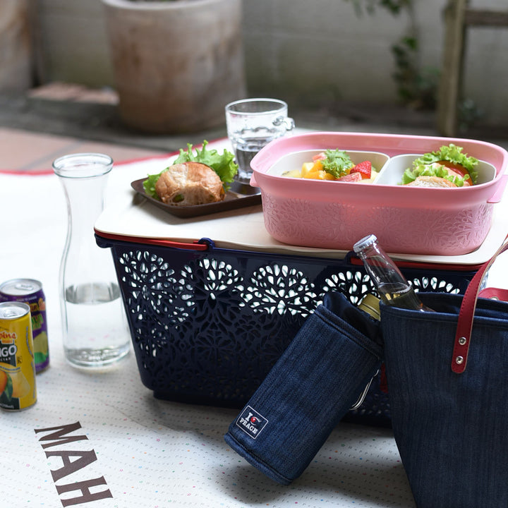 マハロバスケット 買い物かご 収納 アウトドア バスケット 長方形 -20