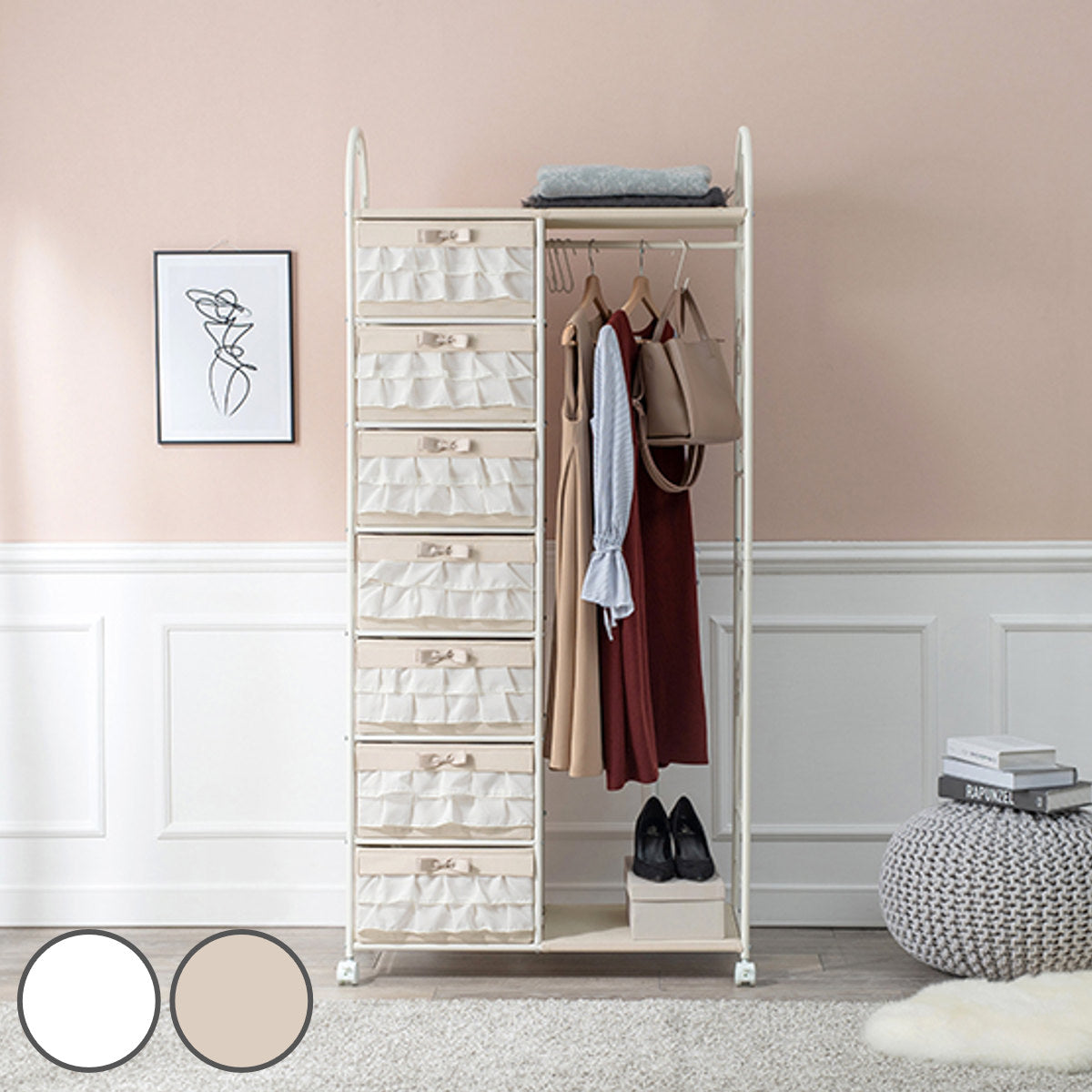 ハンガーラック ハンガーラック シングル オールブラック | ジョイフル本田 取り寄せ