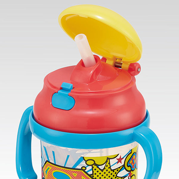 ベビーマグ ストローマグ スーパーマン 230ml 両手マグ キャラクター
