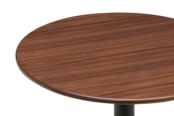 サイドテーブル 円形 ハイタイプ ウォールナット LIETO 直径40cm