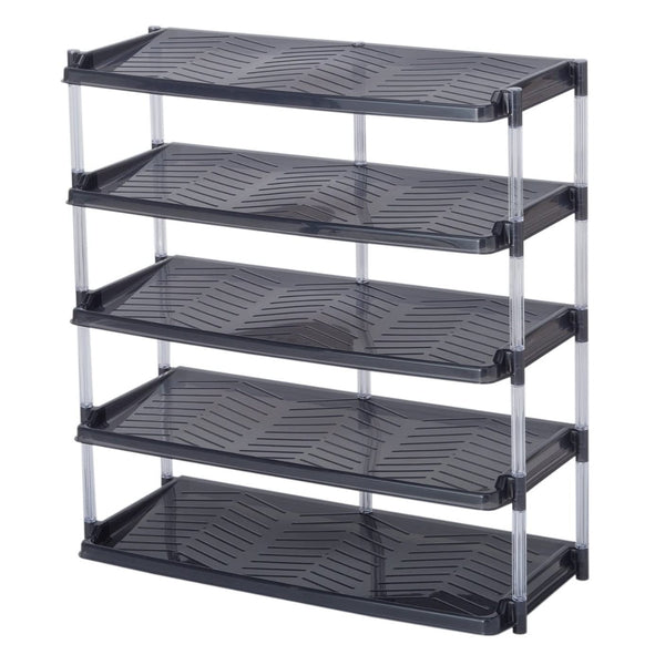 シューズラック5段幅72.5cmクリスタル