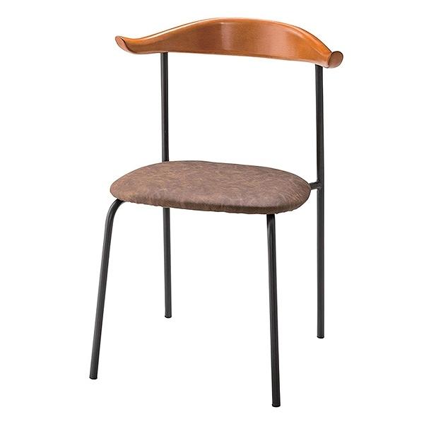 チェア アイアンフレーム 椅子 座面高46cm