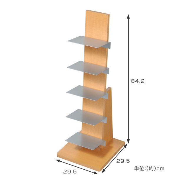 本棚 ブックタワー 積み重ね ロータイプ 幅29.5cm