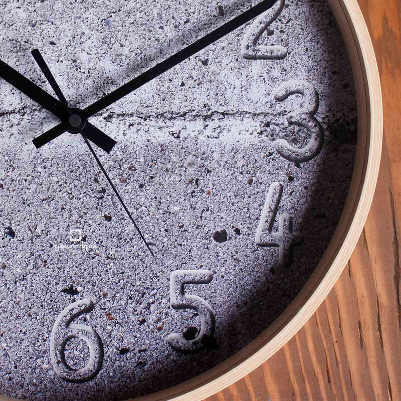 掛時計 マテリアルクロック 木製 北欧