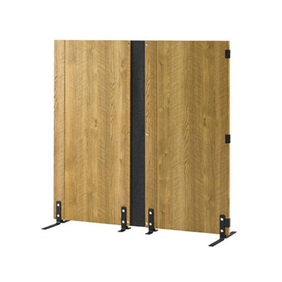 パーテーション 2連 木目調 エルフォルム 高さ120cm