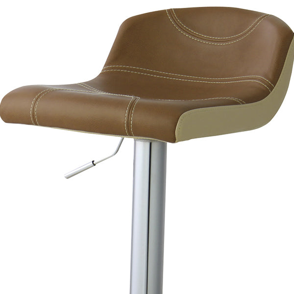 カウンターチェア 椅子 ローバック ソフトレザー 座面高62～82cm