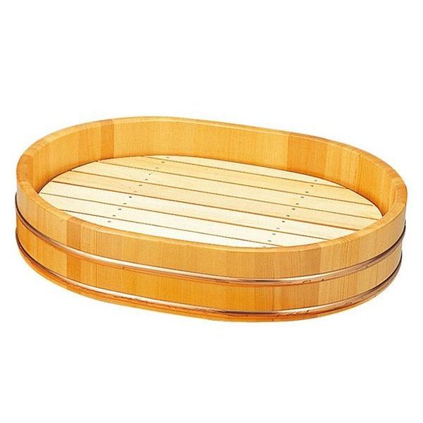 盛器 木製 尺3 小判桶盛込器 目皿付き 皿 食器 刺身 お造り 食器 盛り皿
