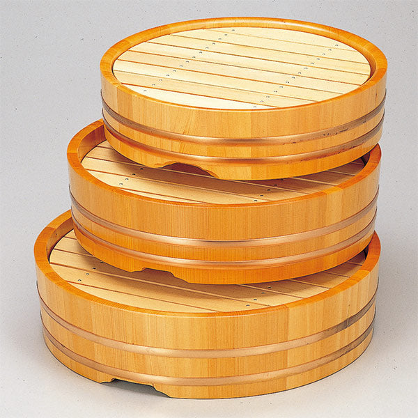 盛器 木製 尺1 丸桶 盛込器 目皿付き 皿 食器 刺身 お造り 食器 盛り皿