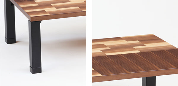 座卓 ローテーブル 折れ脚 天然木 突板仕上げ ティラミス 幅105cm
