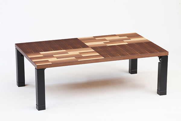 座卓 ローテーブル 折れ脚 天然木 突板仕上げ ティラミス 幅120cm