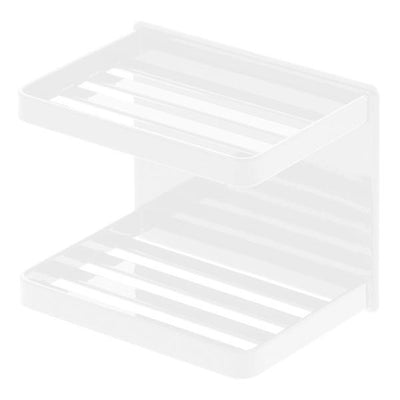 山崎実業 tower マグネットバスルームソープトレー 2段 タワー