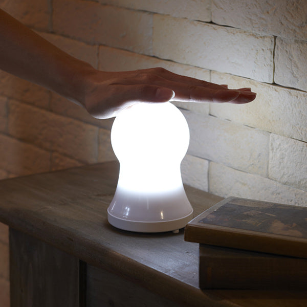 ライト てるてるランタン LED デスクライト コードレス 電池式 ベッドサイド ランプ 照明