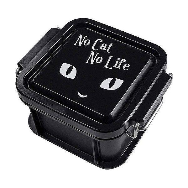 お弁当箱 デザートケース ランチボックス コンテナ型 S NO CAT NO LIFE 1段 300ml