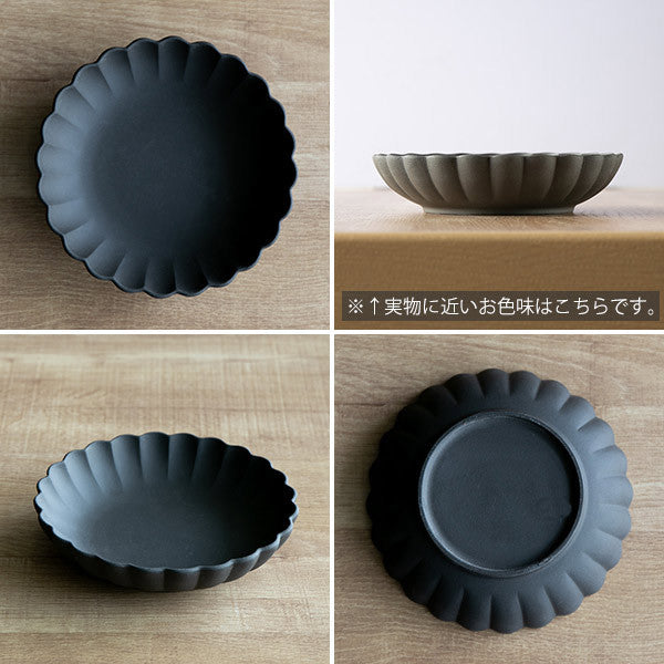 ボウル 15cm フローレ 花 輪花 陶器 食器 日本製