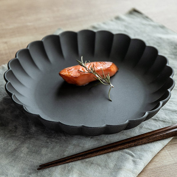 パスタ皿 22cm フローレ 花 輪花 陶器 食器 日本製