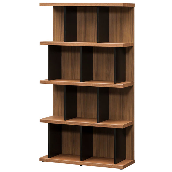 本棚 ウッドシェルフ モダンデザイン ハイタイプ TAU-SHELF 幅80cm