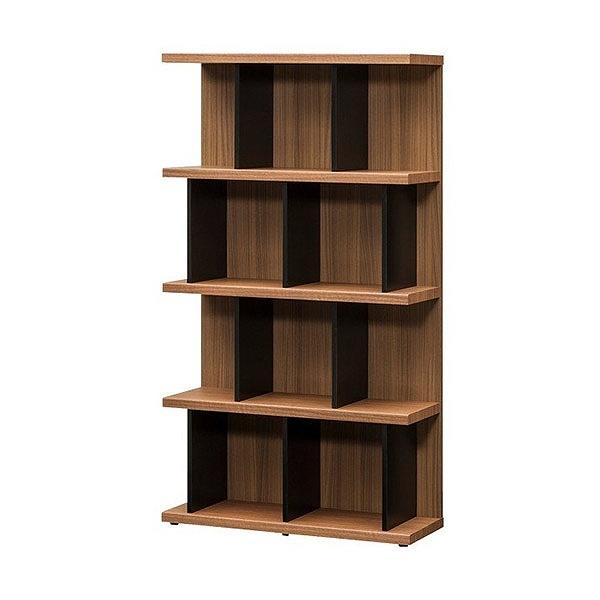 本棚 ウッドシェルフ モダンデザイン ハイタイプ TAU-SHELF 幅80cm