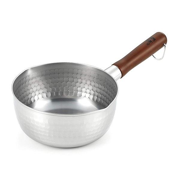 片手鍋 郷技 ステンレス雪平鍋 18cm IH対応