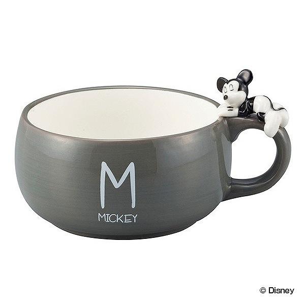 スープカップ ミッキーマウス おやすみ 390ml 持ち手付き 磁器 食器 キャラクター