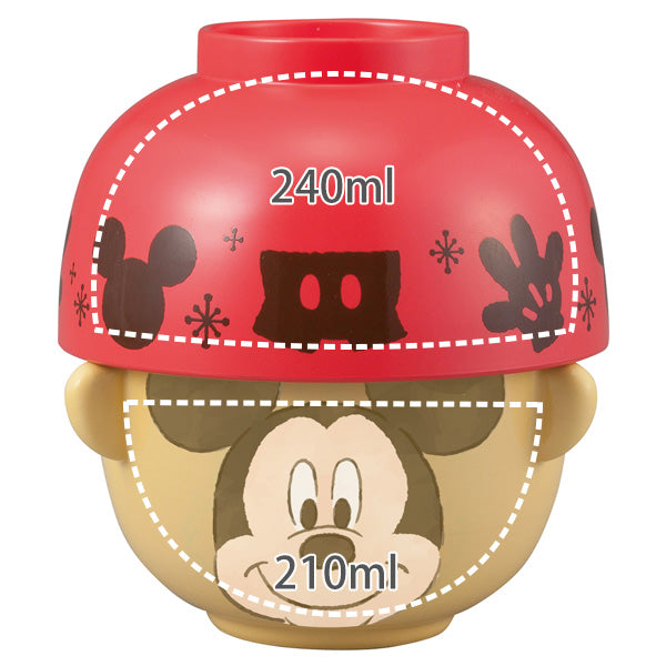 汁椀 茶碗 セット ミニ ミッキーマウス クレヨンタッチ 磁器 食器 キャラクター